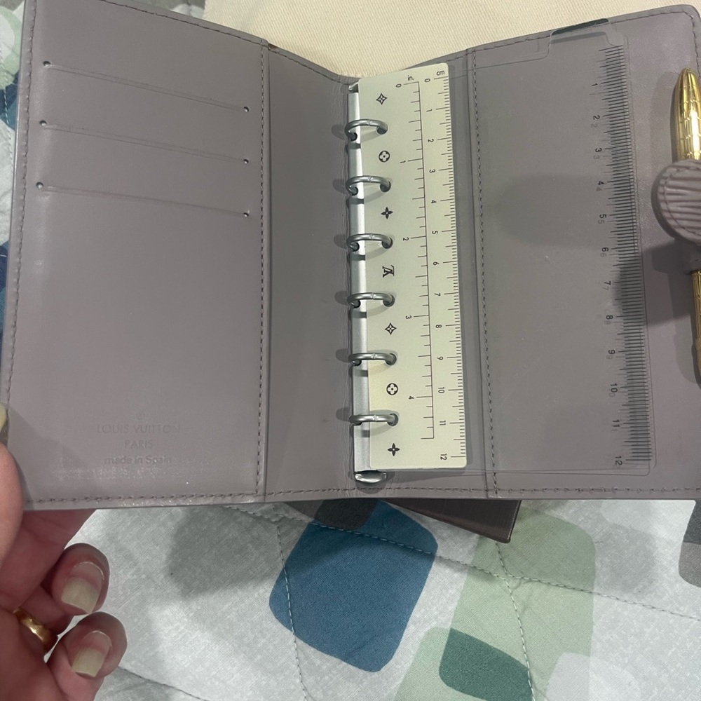 Louis Vuitton Epi Leather Notebook Cover — Eggplant - Picture 4 of 7